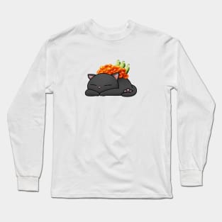 Chubby Cat Ikura Sushi (cat only) Long Sleeve T-Shirt